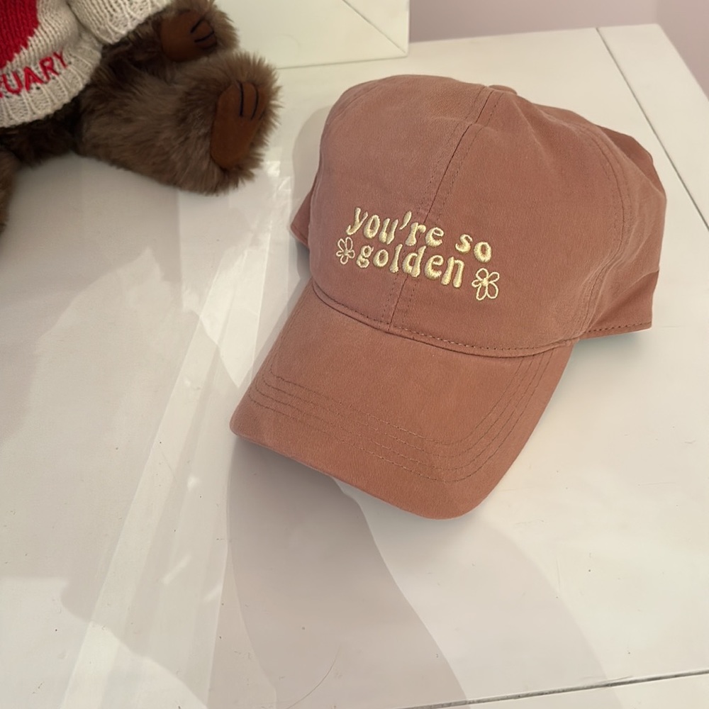 NWOT Von Maur Hat - Harry Styles “you’re so golden”